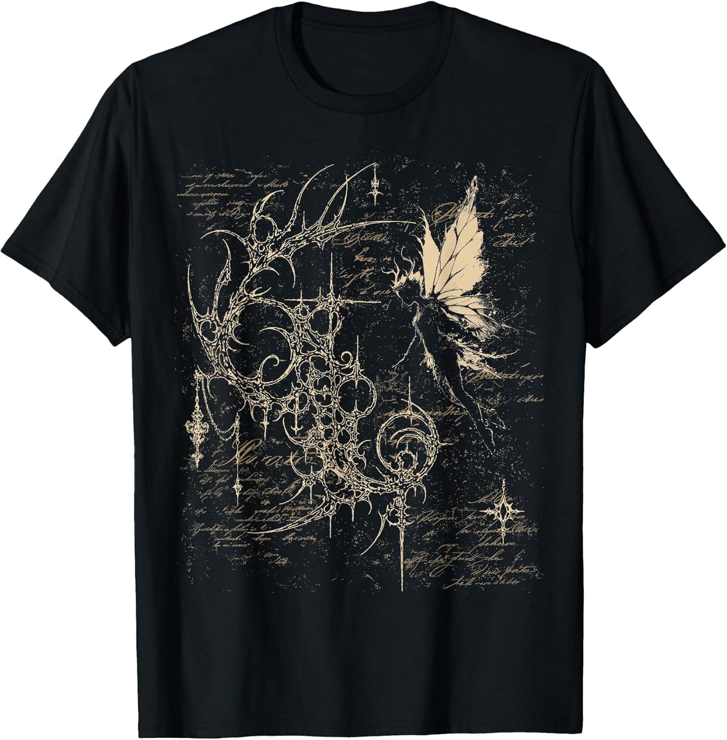 Y2K Grunge Alt Goth Fairy Sigilism Vintage Graphic T-Shirt