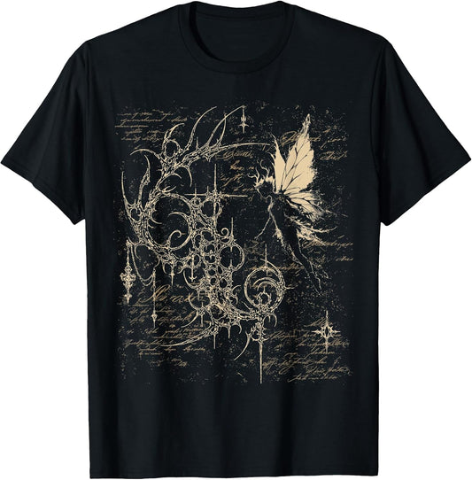 Y2K Grunge Alt Goth Fairy Sigilism Vintage Graphic T-Shirt