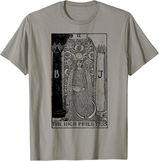 Vintage High Priestess Tarot Card