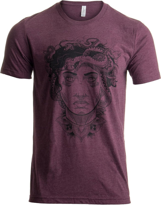 Medusa Head Portrait | Cool Greek Mythology Art Fashion for Men or Women T-Shirt
