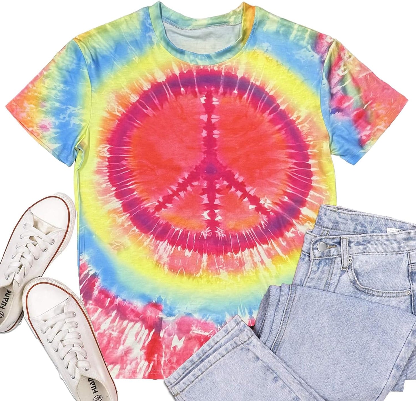 Equality Shirts for Women Human Right Shirt Peace Sign Tshirt Hippie Tee