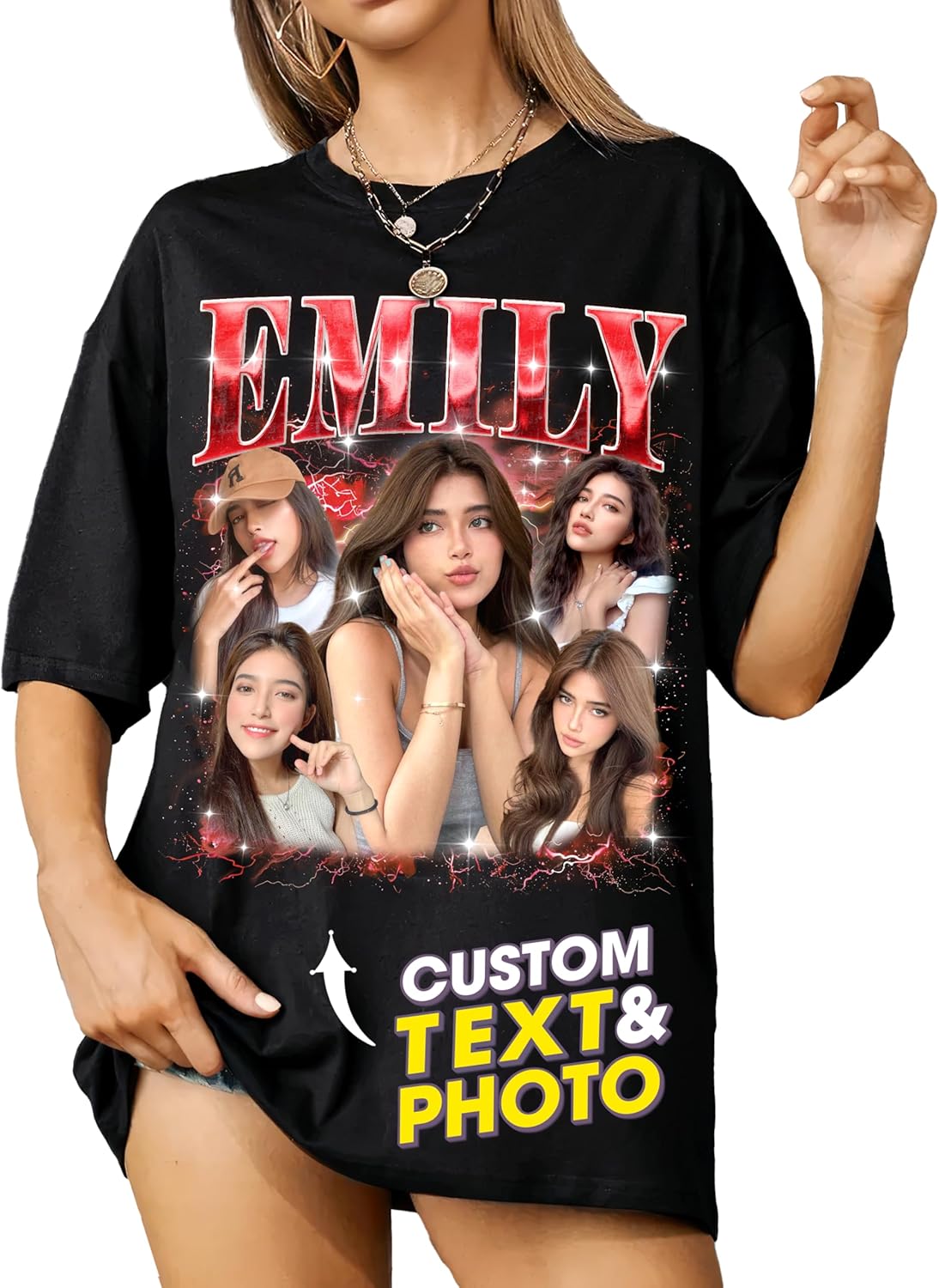 Custom Bootleg Rap Tee Shirts - Vintage Graphic Tees for Boyfriend - Christmas, Birthday