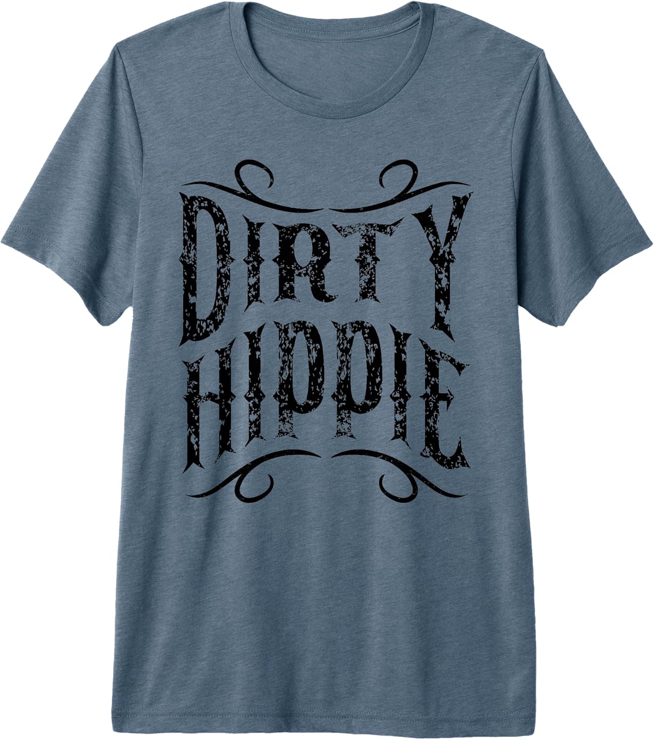 Vintage Dirty Hippie Peace Lover Gift Retro 60s 70s Costume Premium Tri-Blend T-Shirt