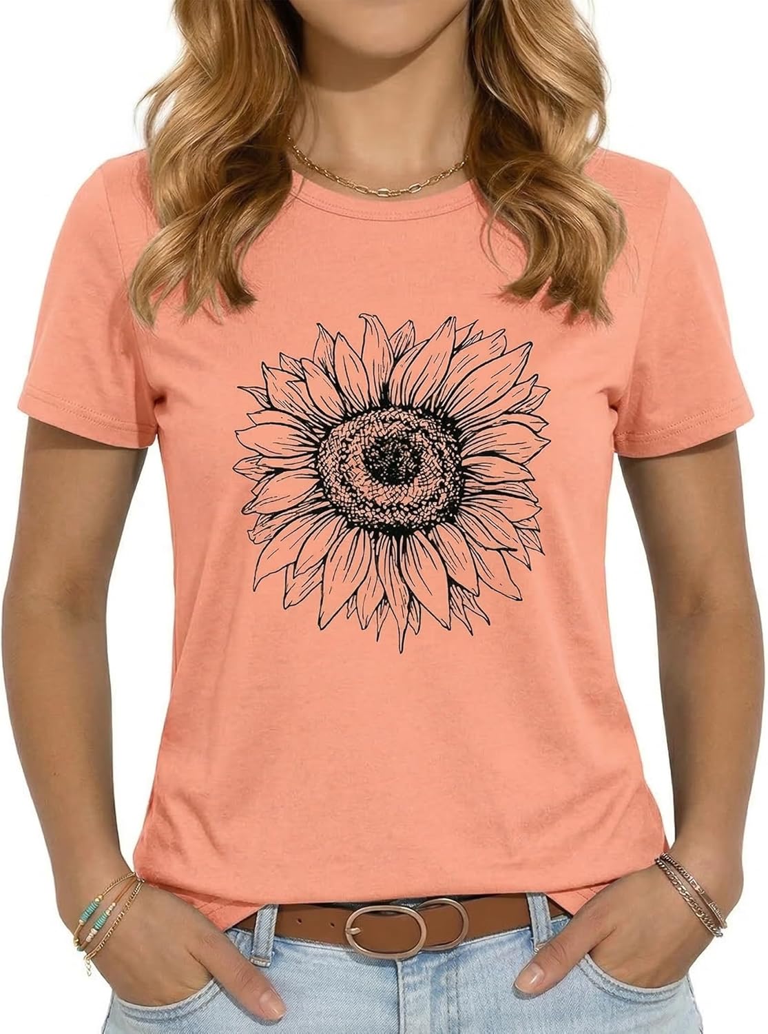 T Shirts for Women Graphic Short Sleeve Tees Summer Crewneck Loose Tops Blouse 2026