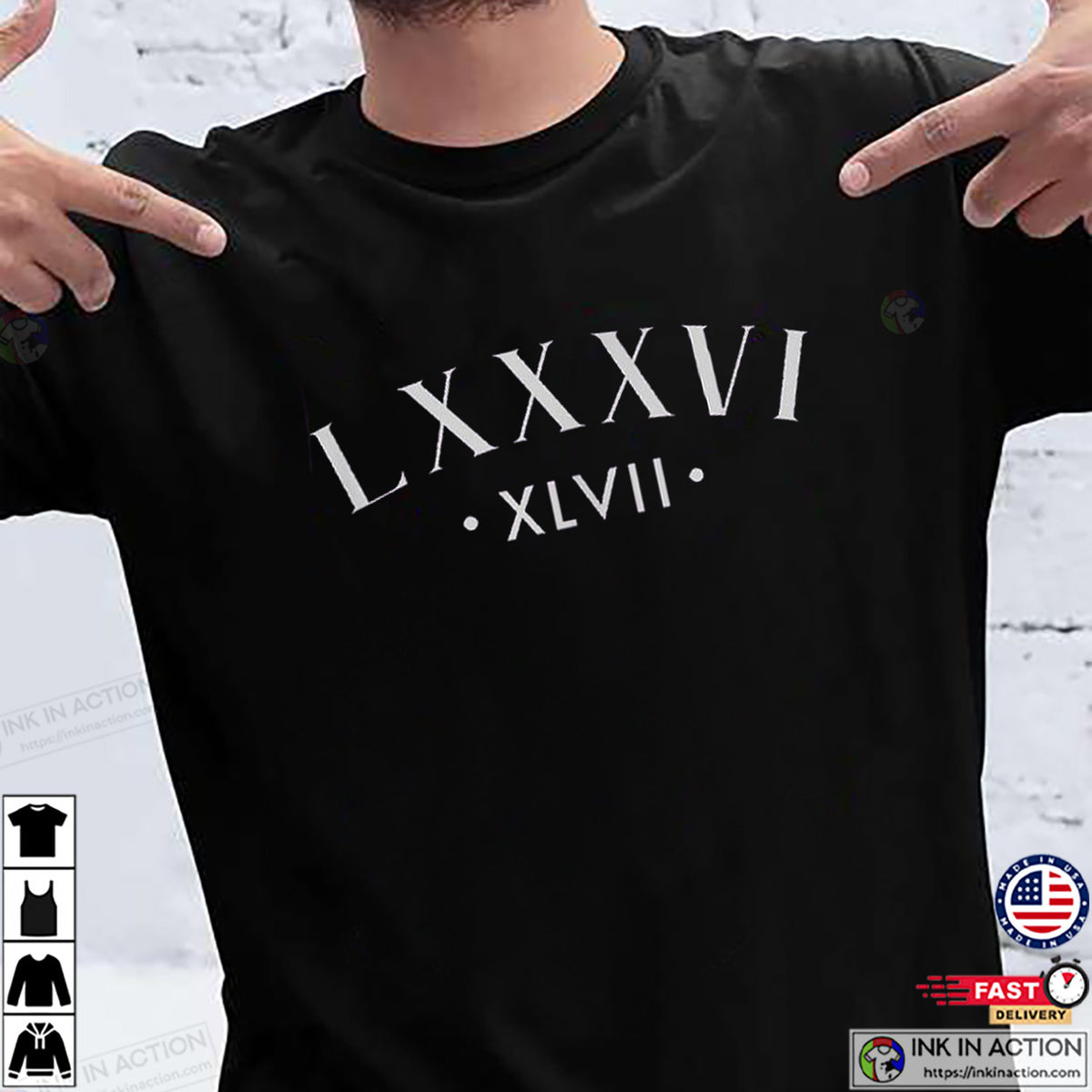 8647 Roman Numerals Anti Trump T-shirt
