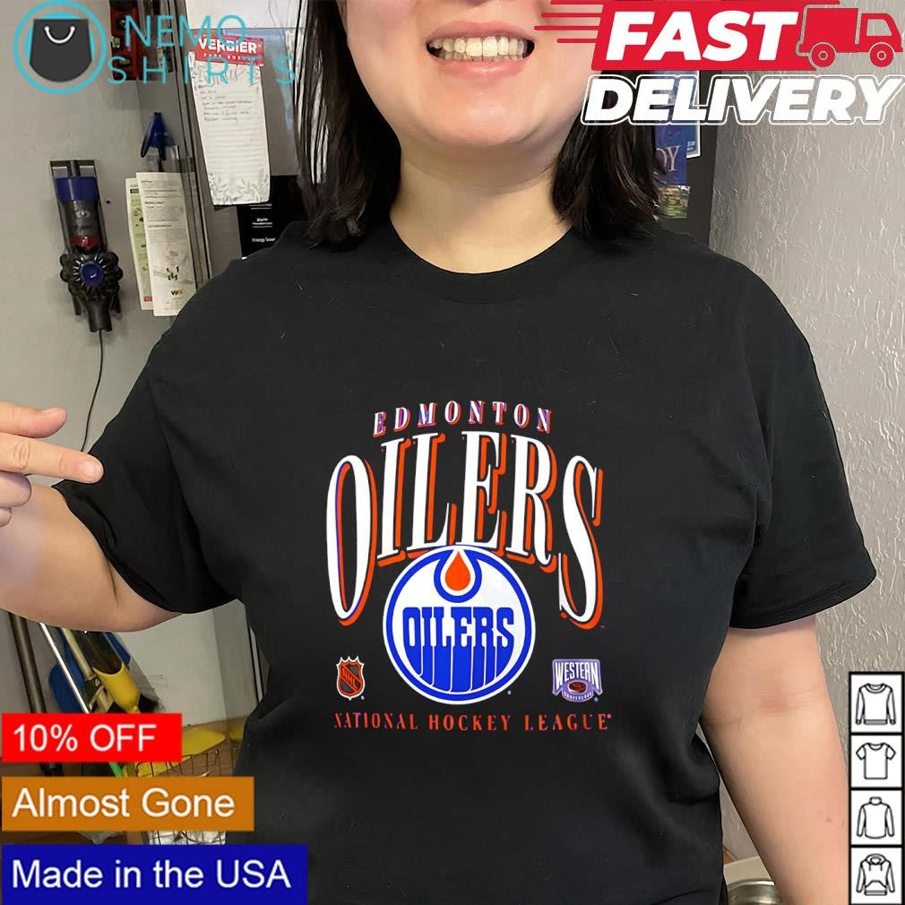 Edmonton Oilers National Hockey League logo shirt