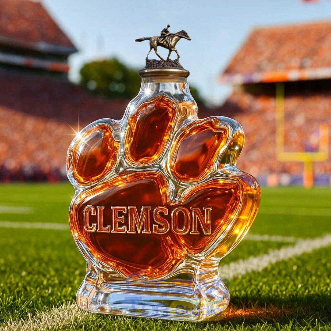 Clemson Tigers Whiskey Bottle – Limited Edition