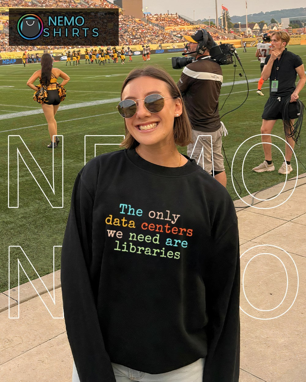 The only data centers we need are libraries shirt