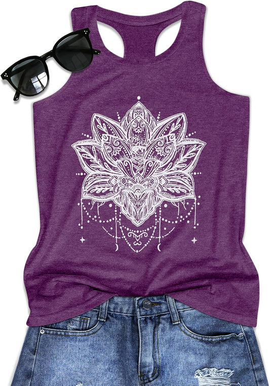 Tank Tops for Women Racerback Summer Sleeveless Casual Graphic Basic Top Shirts 2026
