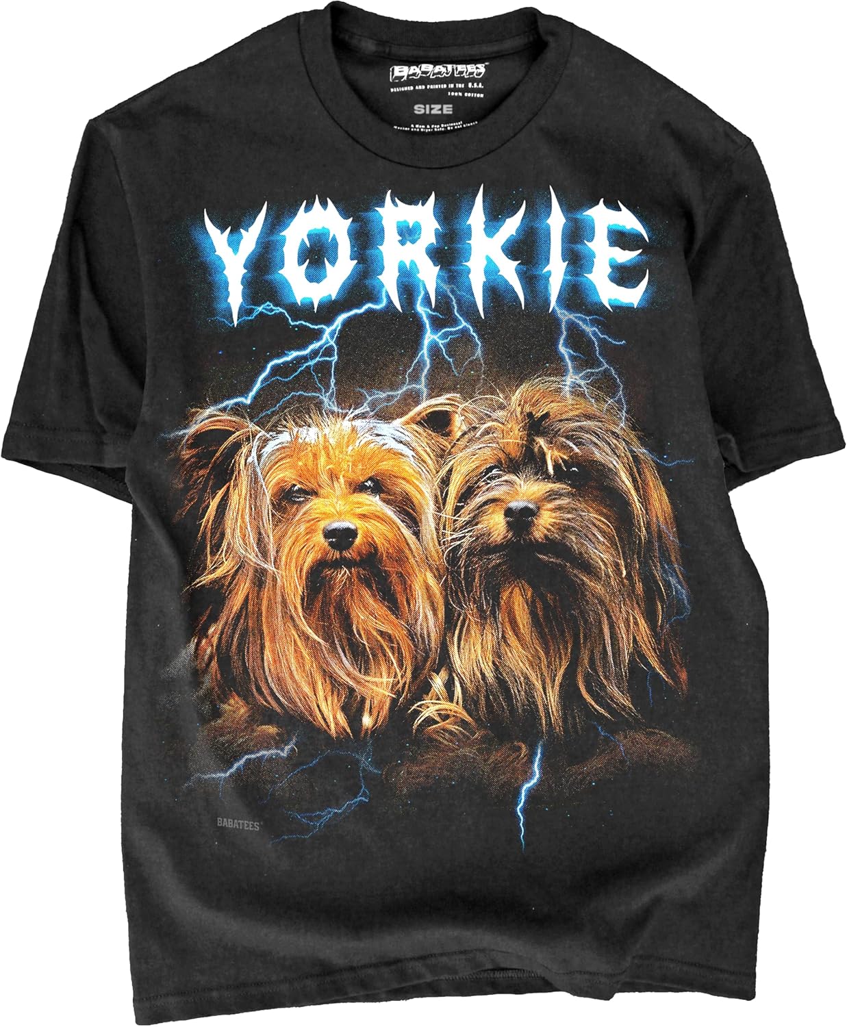 Heavy Metal 80s Animal Black Tshirt - 100% Cotton - for Men & Women
