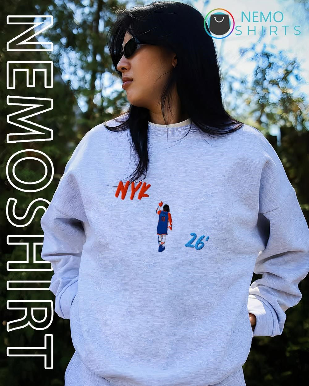 King of NYK 2026 Jalen Brunson 3 point celebration shirt