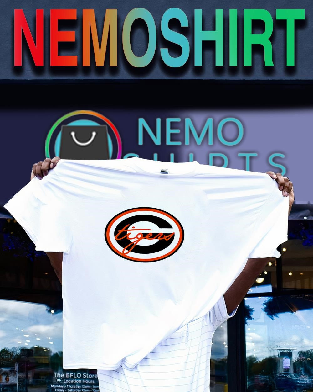 Guymon High School Tigers logo shirt