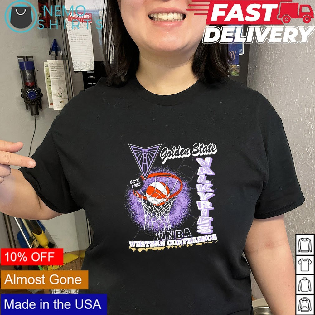 Golden State Valkyries 2025 WNBA Western conference shirt