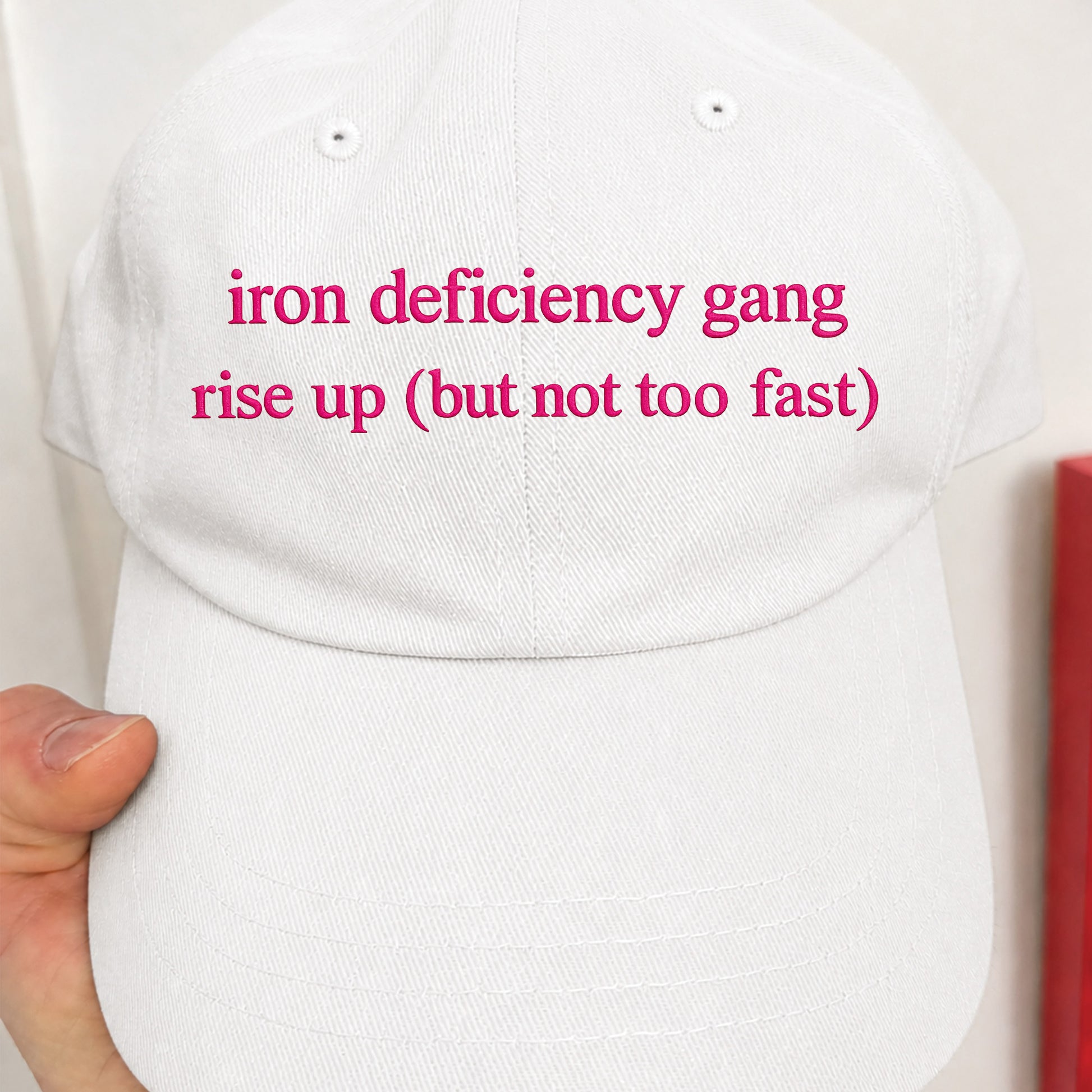 Iron Deficiency Gang Rise Up But Not Too Fast Hat