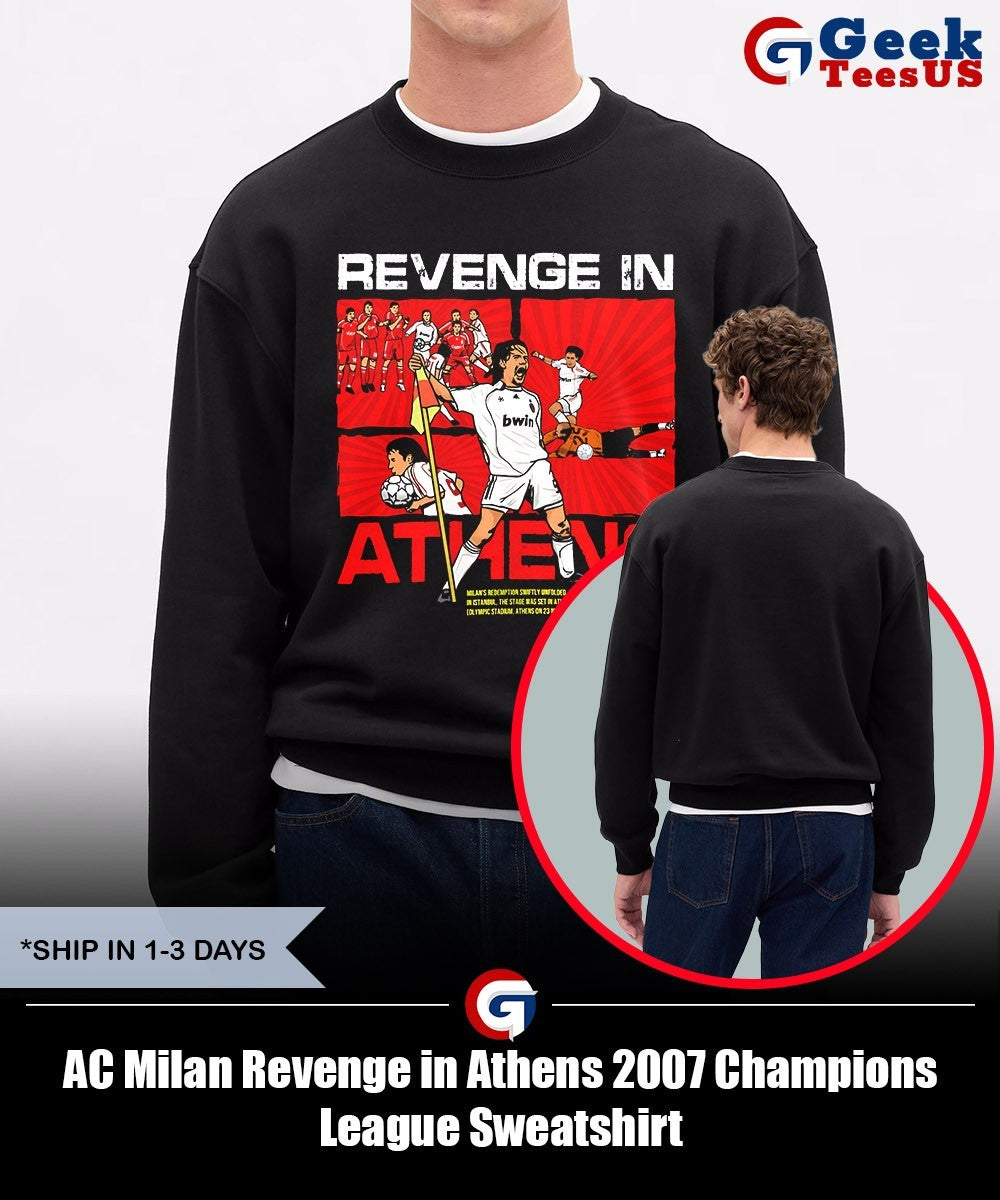 AC Milan Revenge in Athens 2007 Champions League shirt