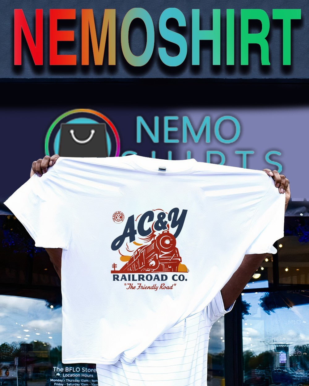 AC&Y Railroad Co the friendly road shirt