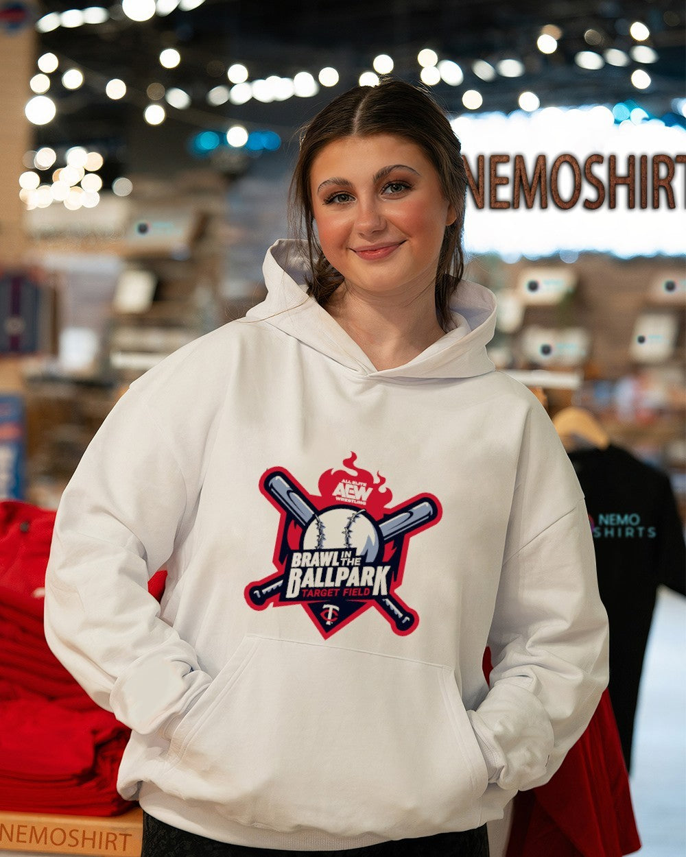 AEW Brawl in the Ballpark target field Minnesota Twins shirt