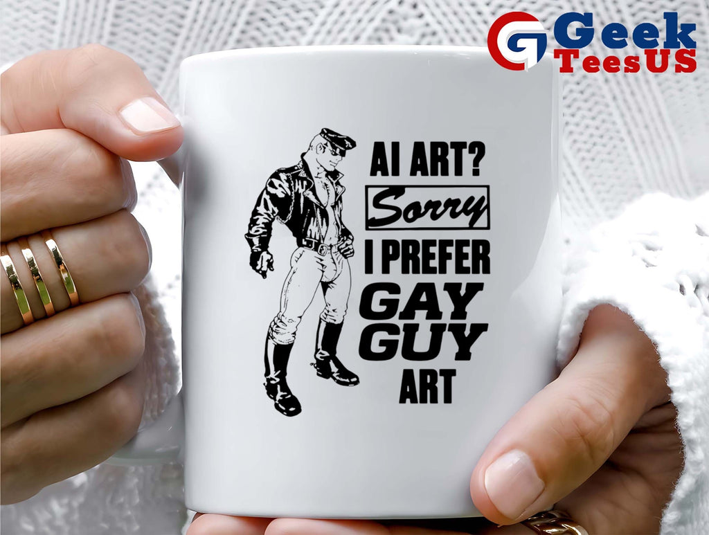 AI art sorry I prefer gay guy art shirt
