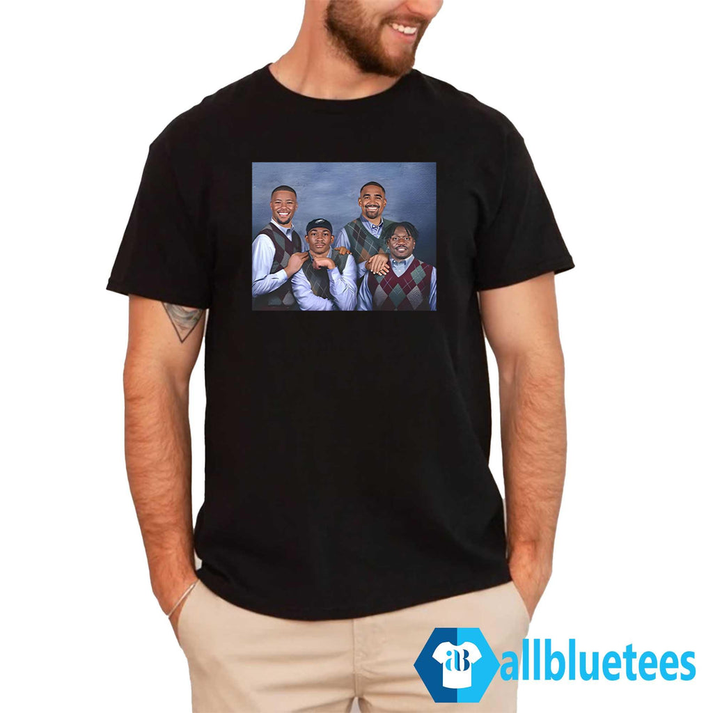 AJ Brown Jalen Hurts Devonta Smith Saquon Barkley Step Brothers Shirt