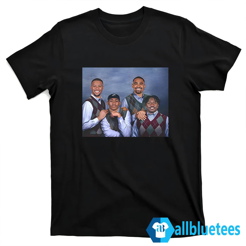 AJ Brown Jalen Hurts Devonta Smith Saquon Barkley Step Brothers Shirt