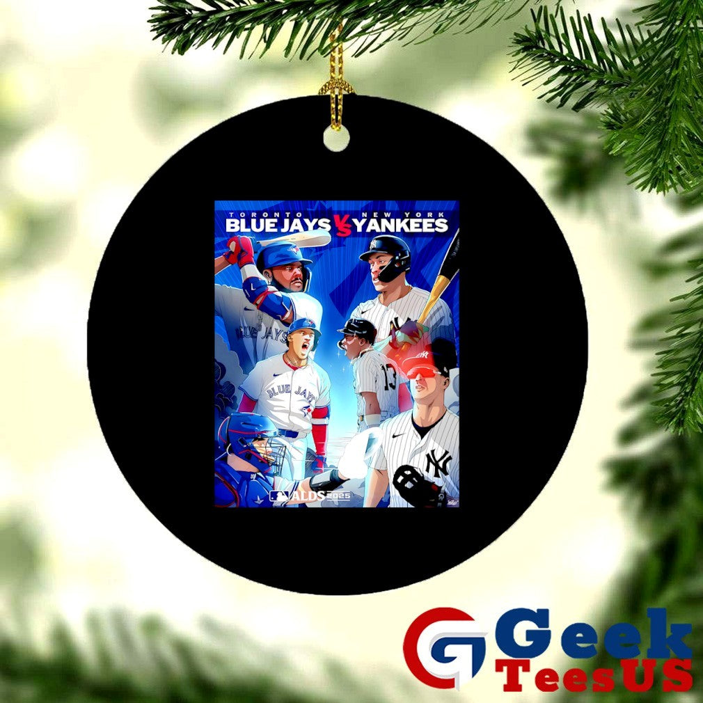 ALDS 2025 Toronto Blue Jays vs New York Yankees Matchup Graphic Poster MLB photo shirt