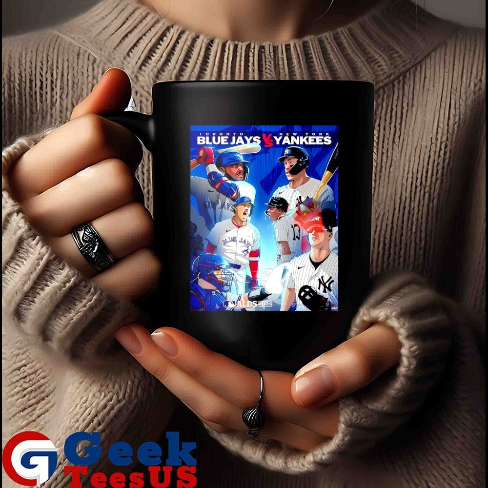 ALDS 2025 Toronto Blue Jays vs New York Yankees Matchup Graphic Poster MLB photo shirt