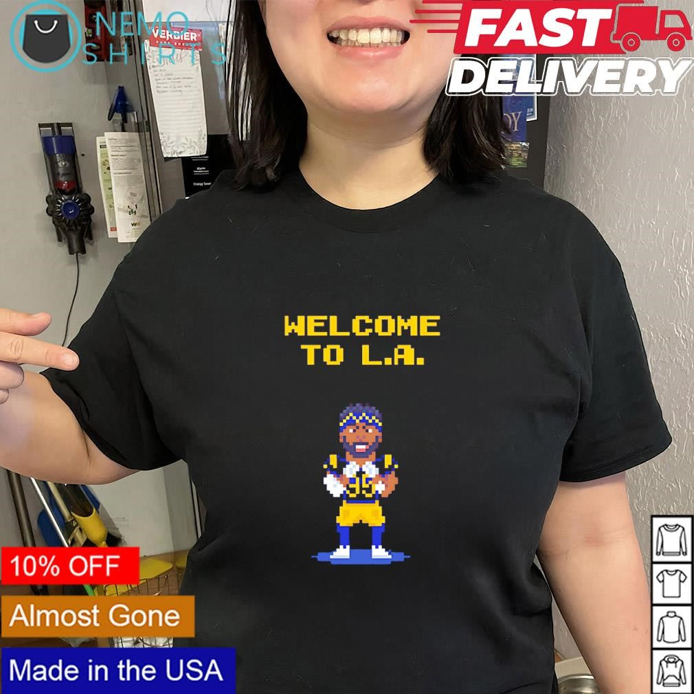 Aaron Donald welcome to Los Angeles Rams retro video game shirt