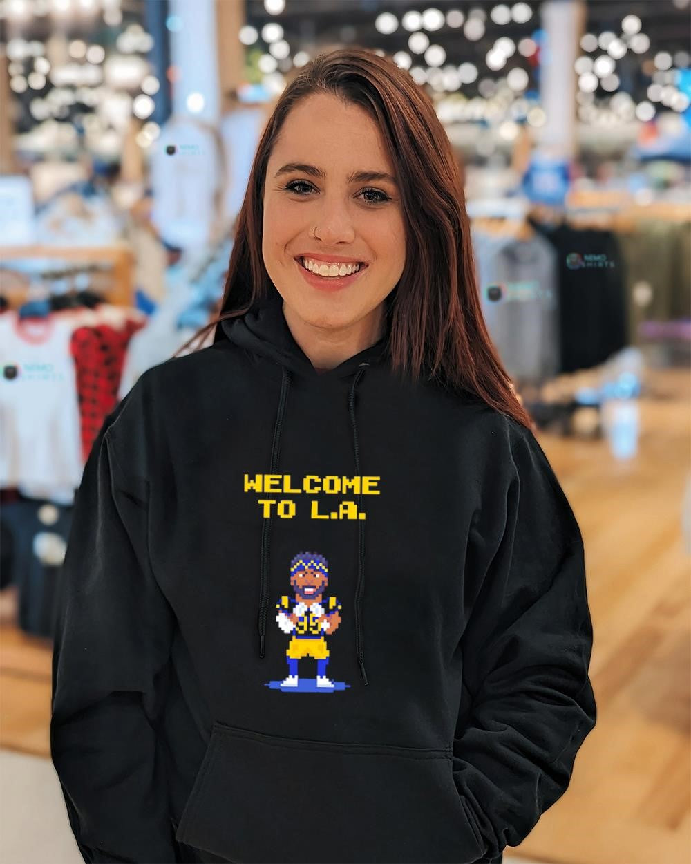 Aaron Donald welcome to Los Angeles Rams retro video game shirt