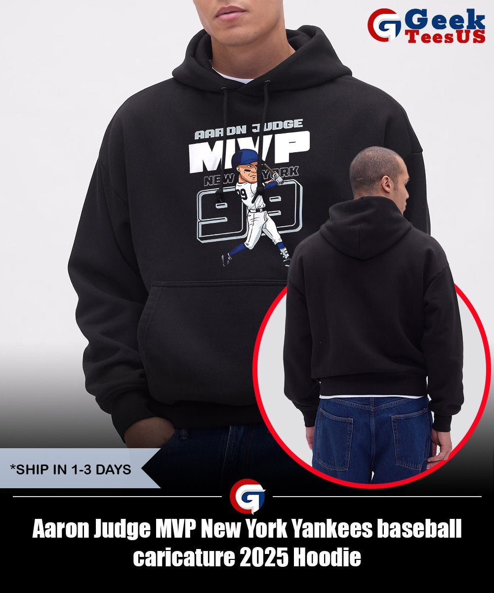 Aaron Judge MVP New York Yankees baseball caricature 2025 shirt