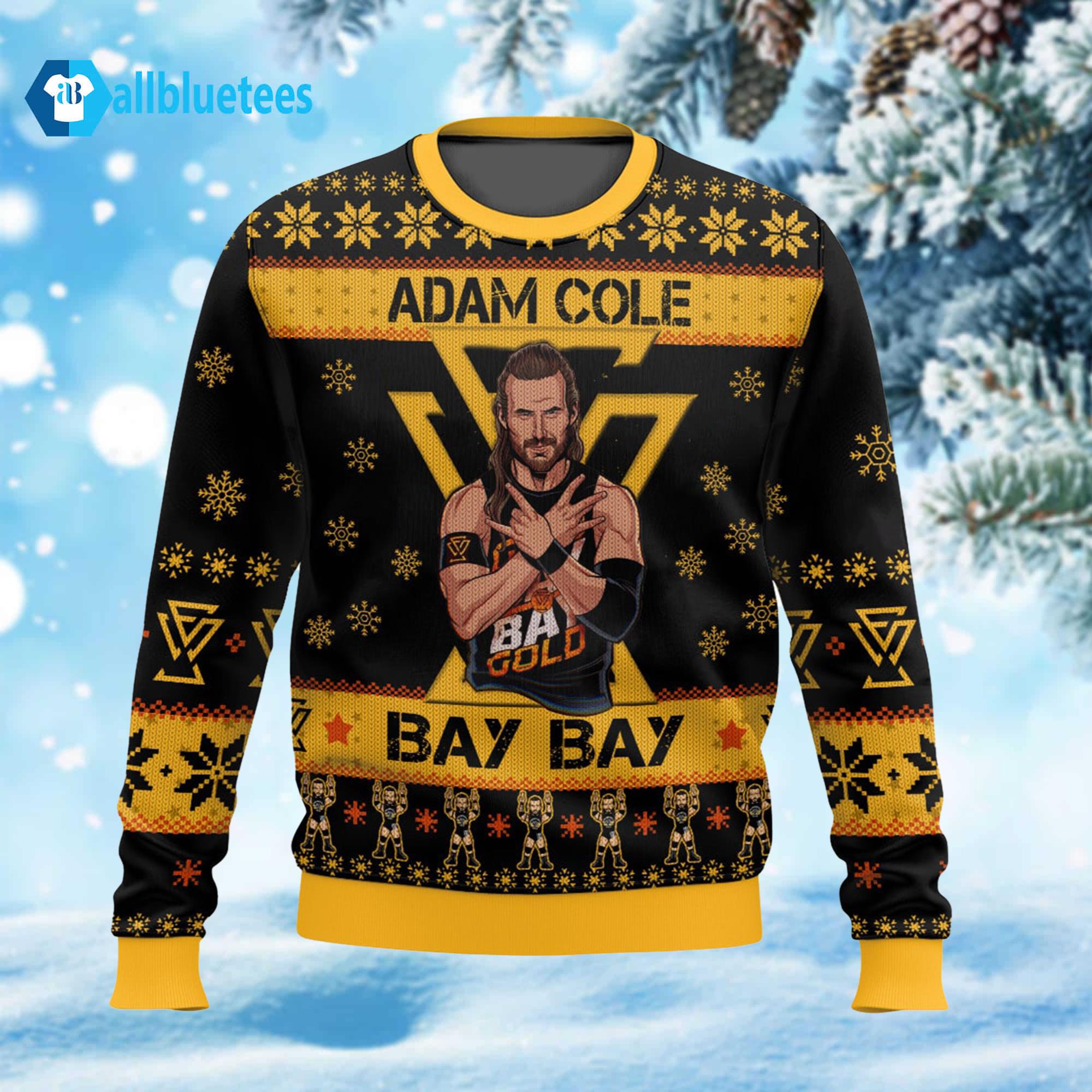 Adam Cole Bay Bay Ugly Christmas Sweater