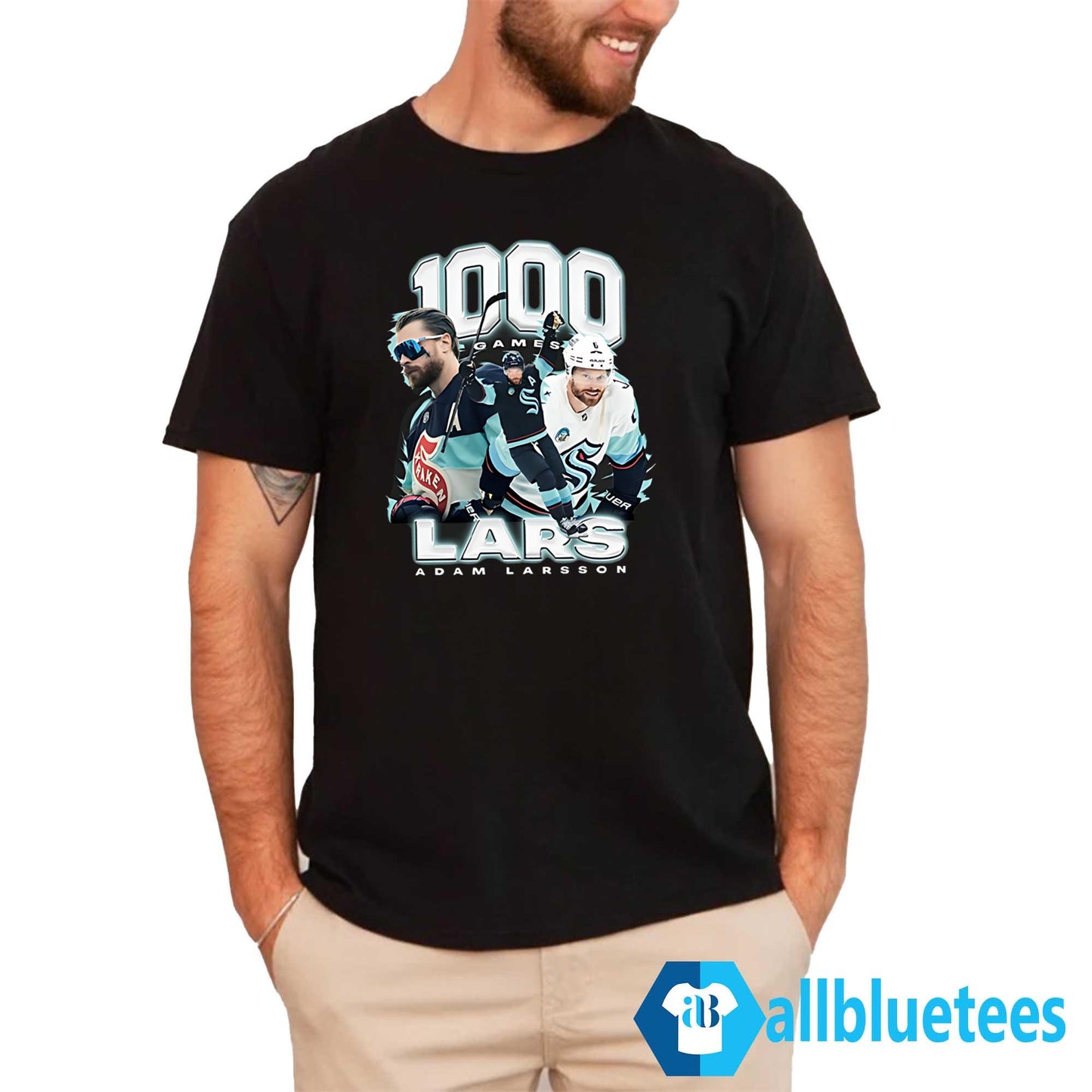 Adam Larsson 1000 Games Shirt
