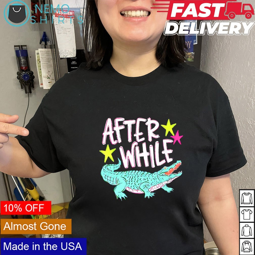 After While Crocodile graphic shirt