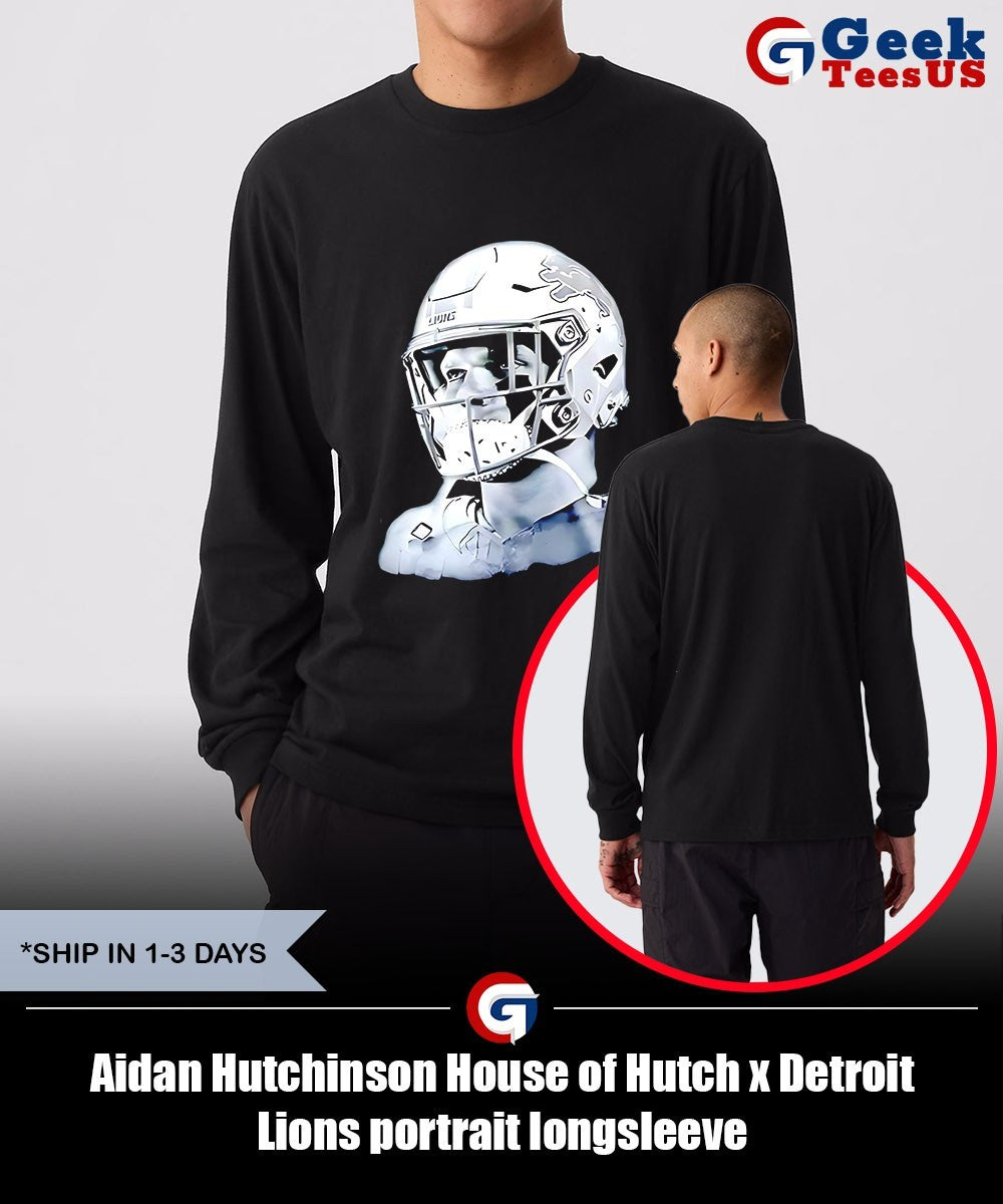 Aidan Hutchinson House of Hutch x Detroit Lions portrait shirt