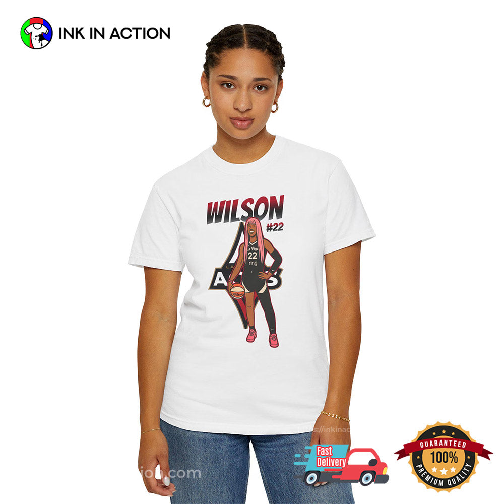 A’ja Wilson 22 Aces Basketball T-shirt