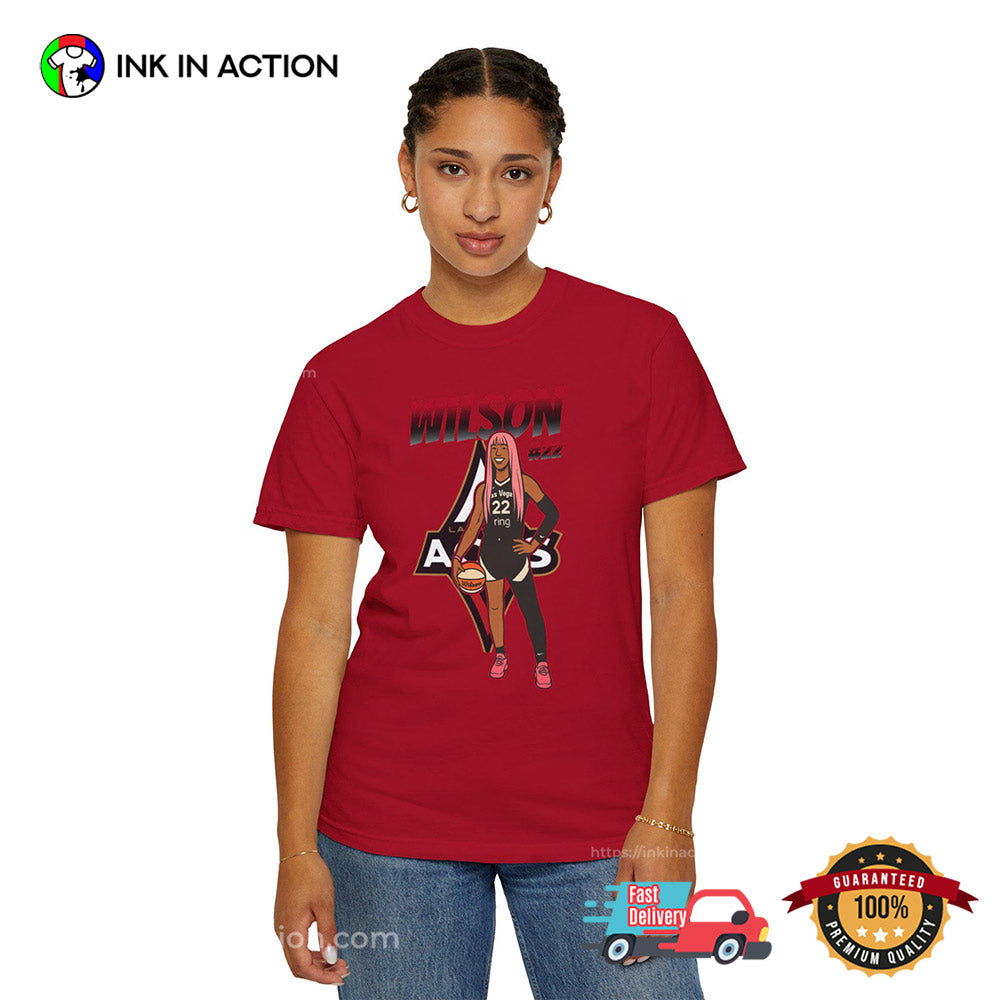 A’ja Wilson 22 Aces Basketball T-shirt