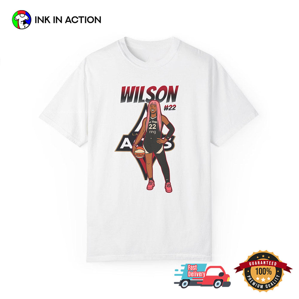 A’ja Wilson 22 Aces Basketball T-shirt