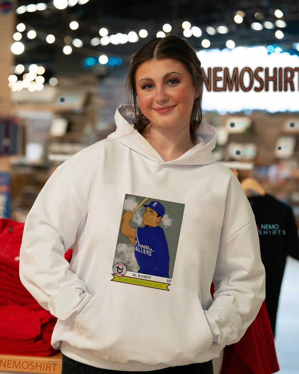 Al Bundy New Market Mallers trading card shirt