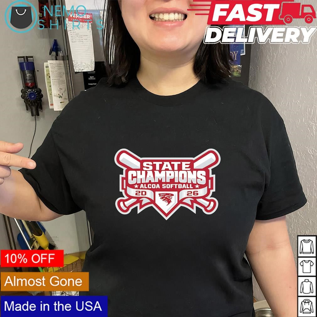 Alcoa Lady Tornadoes softball 2026 State Champions logo shirt