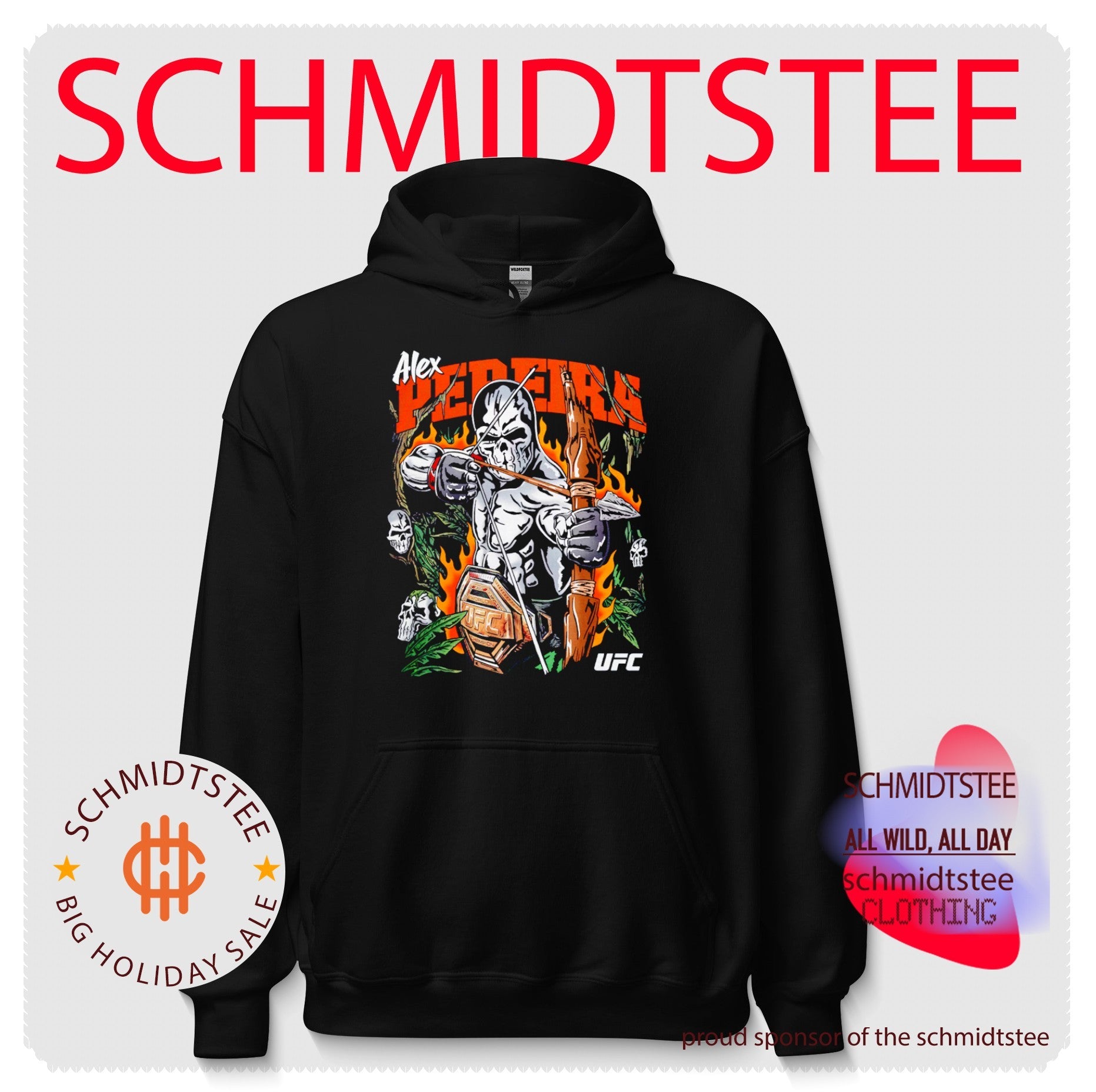 Alex Pereira Poatan Hand Drawn Artwork shirt