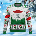 Alien Get In Loser Ugly Christmas Sweater
