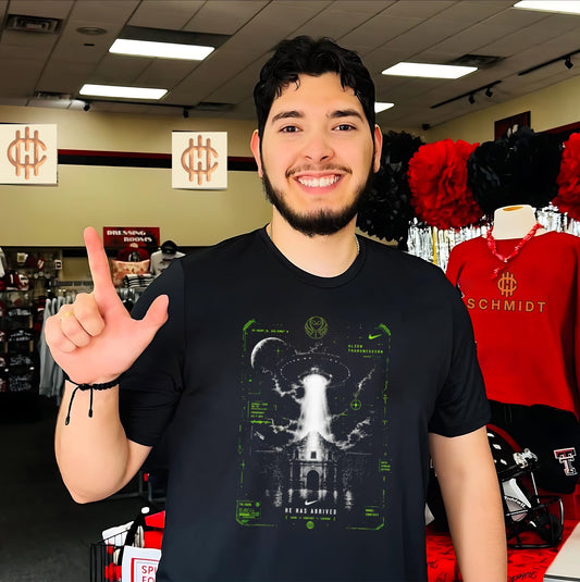 Alien Transmission he has arrived UFO vintage shirt