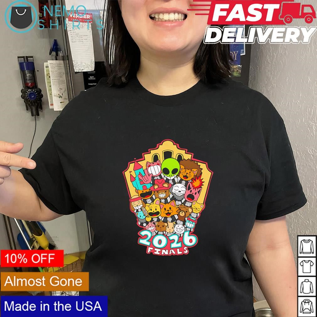 Alien animal cartoon San Antonio Spurs basketball 2026 Finals shirt