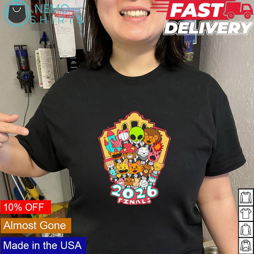Alien animal cartoon San Antonio Spurs basketball 2026 Finals shirt