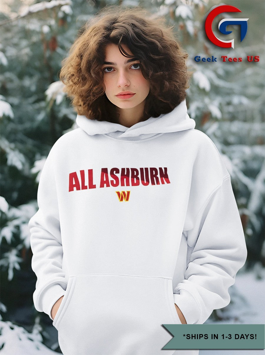 All Ashburn Washington Commanders logo shirt