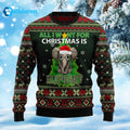 All I Want for Christmas Is Elephant Ugly Christmas Sweater