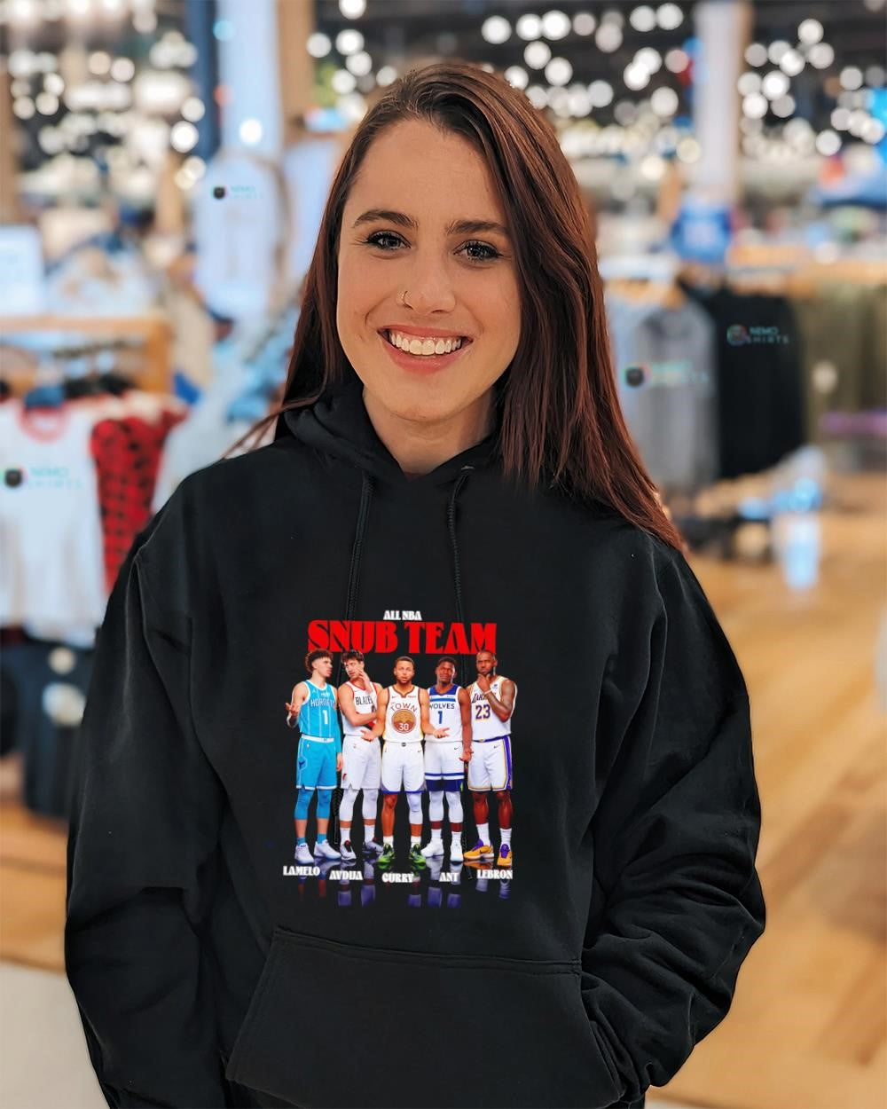 All NBA Snub team LaMelo Avdija Curry Ant LeBron shirt