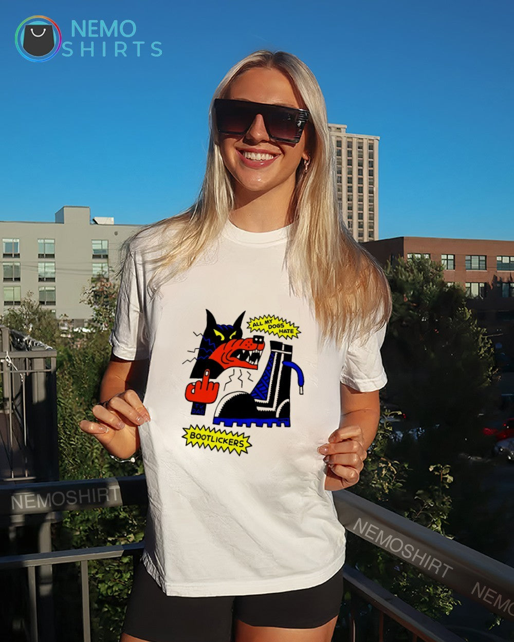 All my dogs hate bootlickers TV Dad shirt