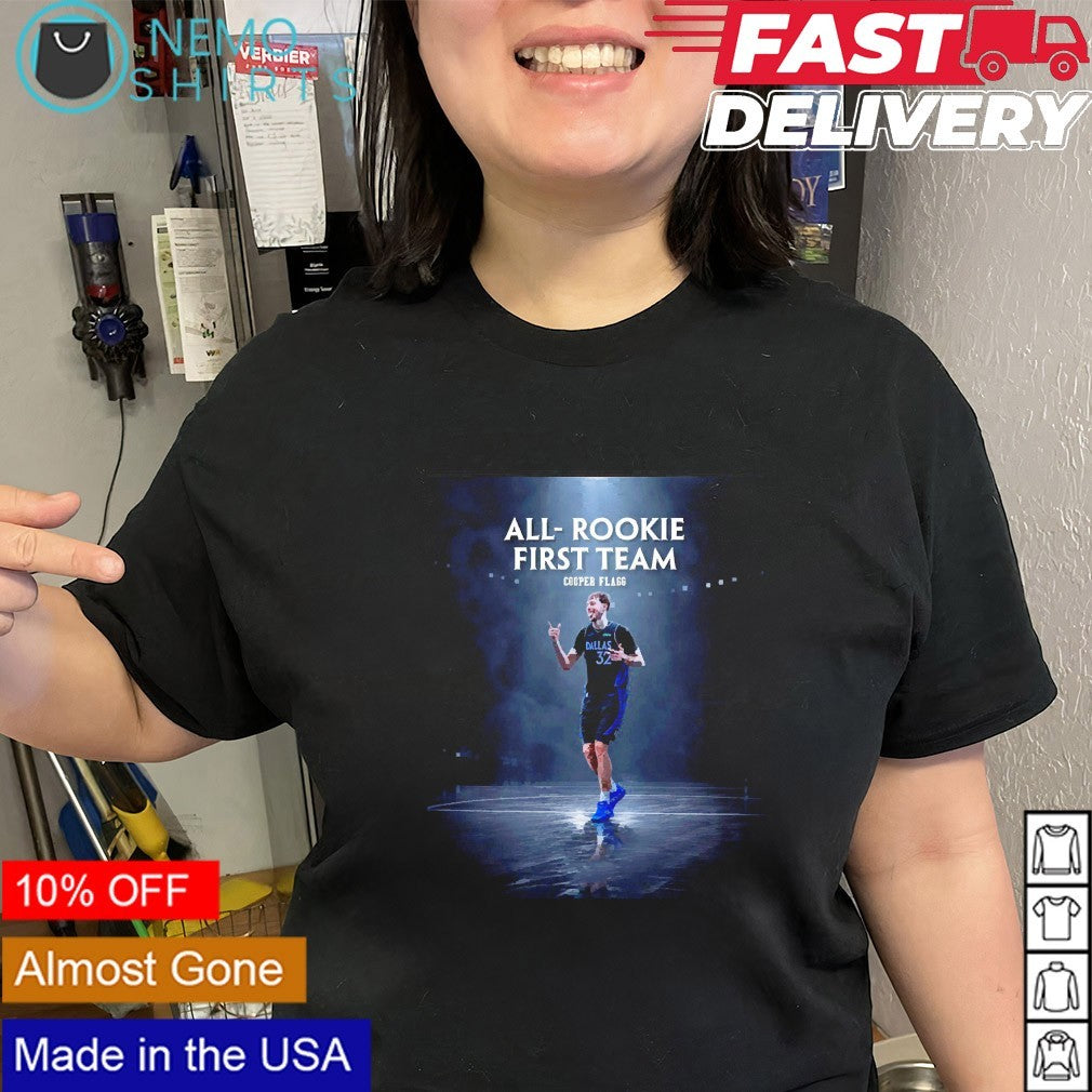 All rookie first team Cooper Flagg Dallas Mavericks shirt