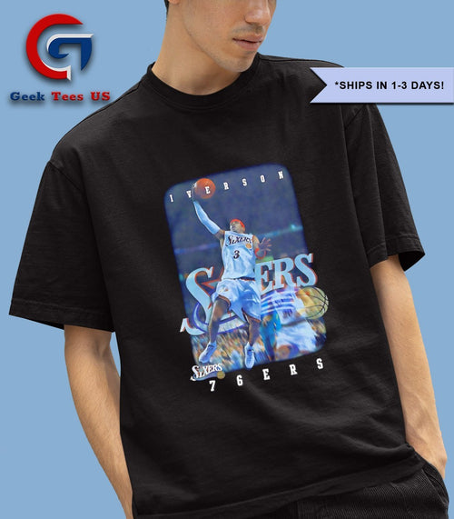 Allen Iverson Philadelphia 76ers NBA Legends classics shirt