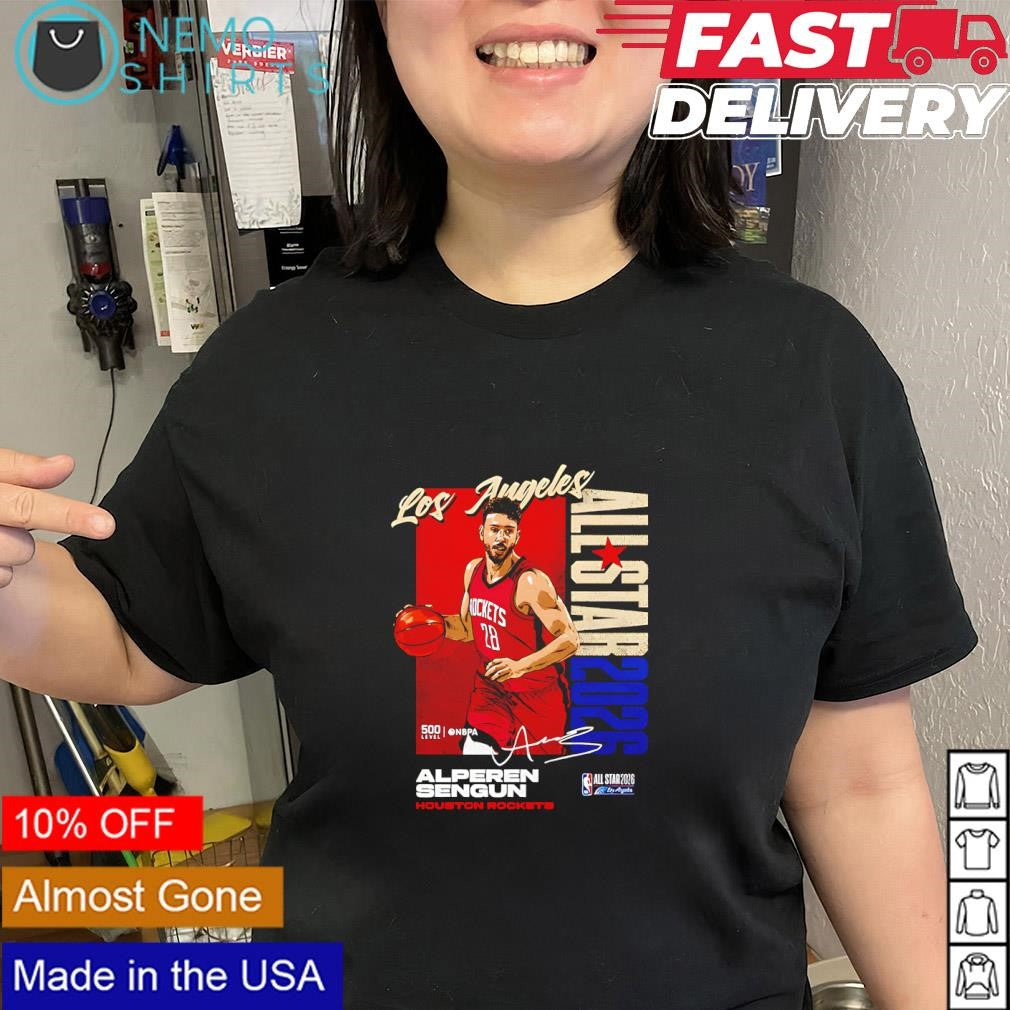 Alperen Sengun Houston Rockets 2026 NBA All-Star signature shirt